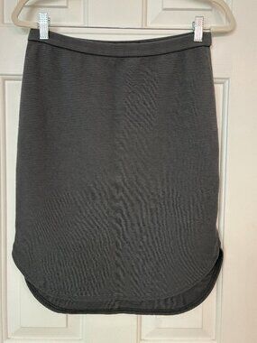 Banana Republic Gray Midi Skirt